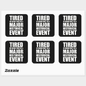 歴史的なイベントの一員であることに飽き専攻のている スクエアシール (シート)