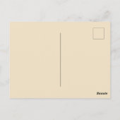 歴史的なウィリアムズバーグの地図 ポストカード (裏面)