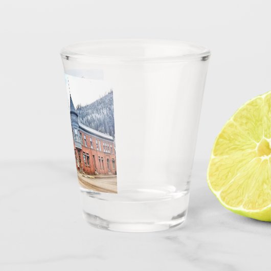 歴史的なウォーレスアイダホ ショットグラス (右)