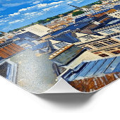 歴史的なオックスフォードアクリル絵を描ズのスカイライン フォトプリント            (角)