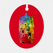 歴史的なガレナイリノイの虹 メタルオーナメント (正面)