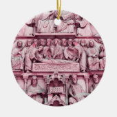 歴史的なキリスト教彫刻ノートルダムパリ セラミックオーナメント (正面)