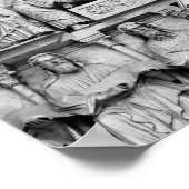 歴史的なキリスト教彫刻ノートルダムパリ ポスター (角)