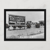 歴史的なクレアモント – はがき (正面)