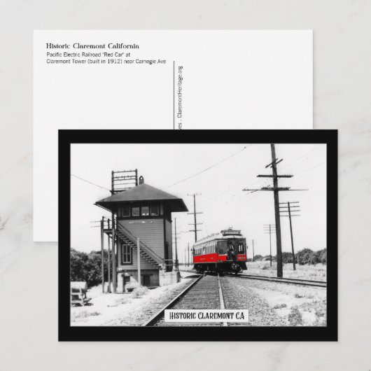 歴史的なクレアモント – はがき (正面/裏面)