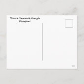 歴史的なサバンナ、ジョージア・ホリデー・ハガキ シーズンポストカード (裏面)