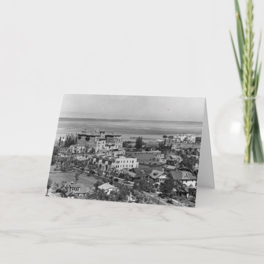 歴史的なサラソタ、フロリダ州のブランクカード カード (正面)