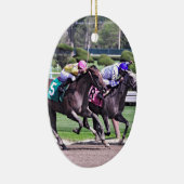 歴史的なサラトガのレース セラミックオーナメント (右)