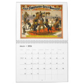 歴史的なサーカスポスターカレンダー カレンダー (3月 2026)