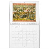 歴史的なサーカスポスターカレンダー カレンダー (2月 2026)