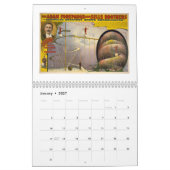 歴史的なサーカスポスターカレンダー カレンダー (1月 2027)