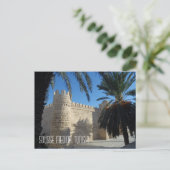 歴史的なスースメディナ通りシーンチュニジア ポストカード (スタンド正面)