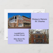 歴史的なセントチャールズでの食事 ポストカード (正面/裏面)