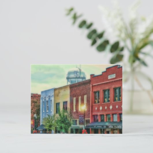 歴史的なダウンタウンのマッキニーテキサス州 ポストカード (スタンド正面)