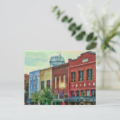 歴史的なダウンタウンのマッキニーテキサス州 ポストカード (スタンド正面)