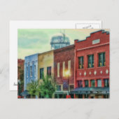 歴史的なダウンタウンのマッキニーテキサス州 ポストカード (正面/裏面)