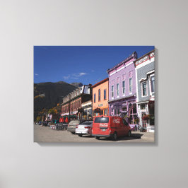 歴史的なダウンタウンシルバートン、コロラド州 キャンバスプリント