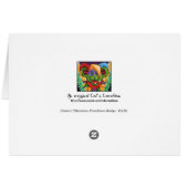 [歴史的なトラス橋] -大事な行事カード (裏面横)