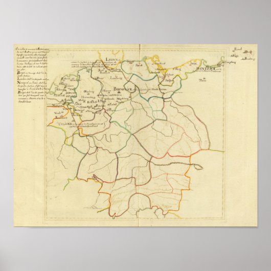 歴史的なドイツとオーストリア ポスター (正面)