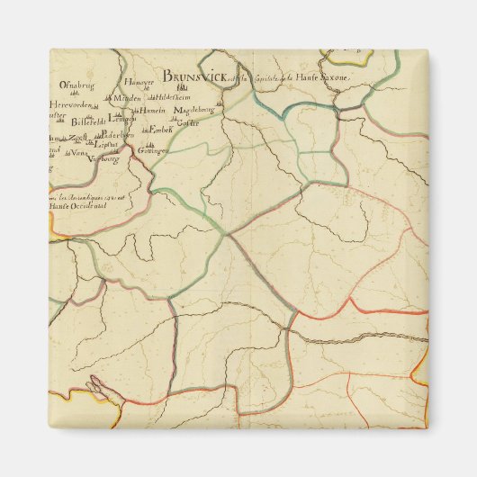 歴史的なドイツとオーストリア マグネット (正面)