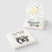 歴史的なニューオーリンズ・トリセンテニアル ストーンコースター (横)