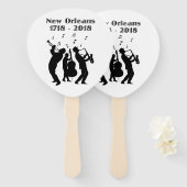 歴史的なニューオーリンズ・トリセンテニアル ハンドファン (正面&裏面)