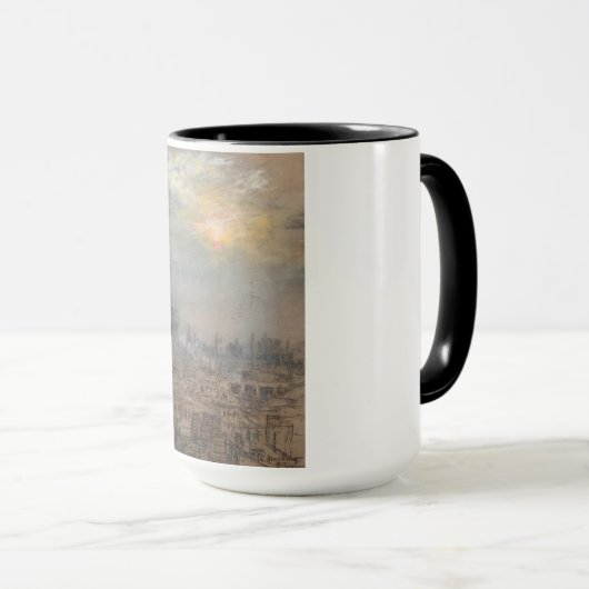 歴史的なニューヨーク市(Glenn Cooper Henshaw) マグカップ (正面右)