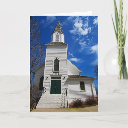 「歴史的なネス教会」イースターカード カード (正面)