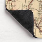 歴史的なハイウェーの交通標識 マウスパッド (コーナー)