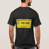 歴史的なハイウェーの交通標識 Tシャツ (裏面)