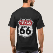 歴史的なハイウェーの交通標識 Tシャツ (裏面)