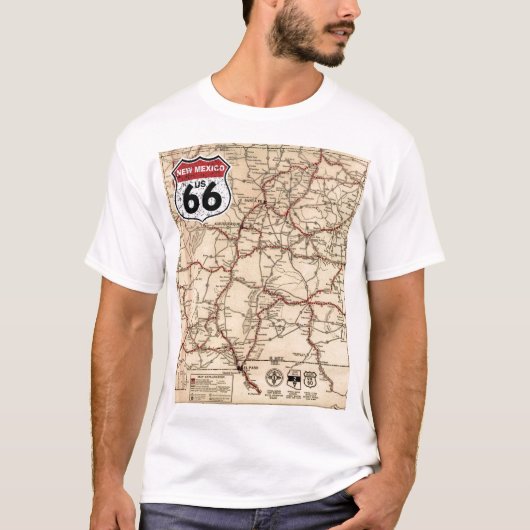 歴史的なハイウェーの交通標識 Tシャツ (正面)
