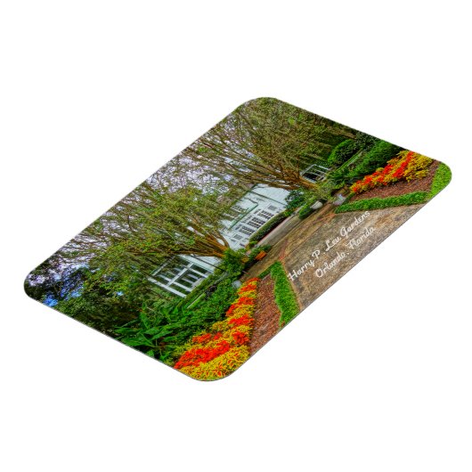 歴史的なハリーPレウガーデンズ&ミュージアムオーランドFL マグネット (左側)