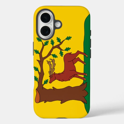 歴史的なバークシャー州の旗  Case-Mate iPhoneケース (裏面)