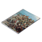 歴史的なビクトリアン英国ボア絵を描ー戦争 ノートブック (左側)