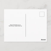 歴史的なピンクバハマ刑務所、緑の亀の甲 ポストカード (裏面)