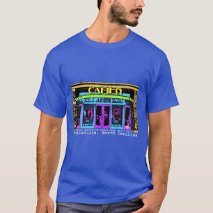 歴史的なフェーエットビルNCのカメオの白のタイプ Tシャツ