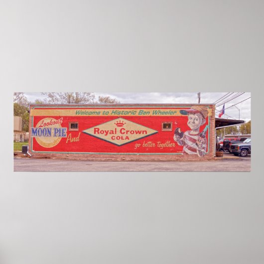 歴史的なベンホイーラーサインへようこそ ポスター (正面)