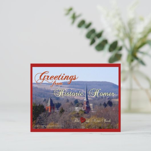 歴史的なホームマーのはがき ポストカード (スタンド正面)