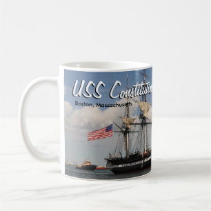 歴史的なボストン USS コンスティテューション コーヒーマグカップ