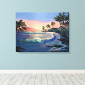 歴史的なラハイナタウンキャンバスプリント キャンバスプリント (インサイチュ (ウッドフロア))