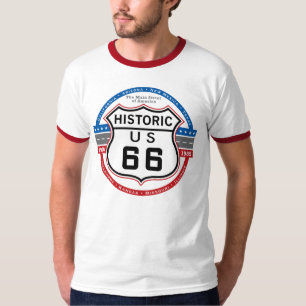 歴史的なルート66 Tシャツ