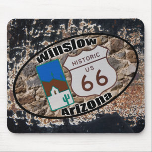 歴史的なルート66 - Winslow、アリゾナ マウスパッド