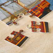 歴史的なレプリカ帆走船シドニー ジグソーパズル (側面)