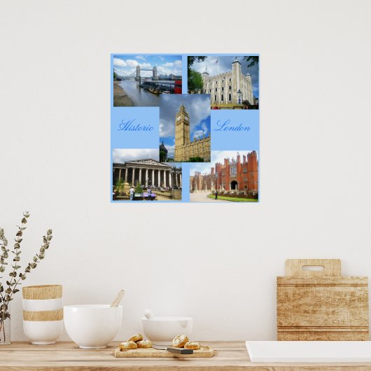 歴史的なロンドン ポスター (キッチン)