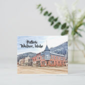 歴史的なワレスアイダホ ポストカード (スタンド正面)