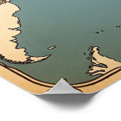 歴史的な交易路図 ポスター (角)