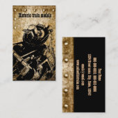 歴史的な列車はコレクターか店を模倣します 名刺 (正面/裏面)