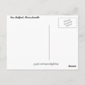 歴史的な噴水 - マサチューセッツ州のポストカード ポストカード (裏面)