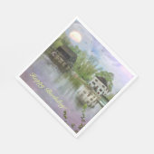 歴史的な国ハッピーバースデー スタンダードランチョンナプキン (角)